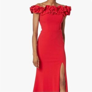 NWT XSCAPE XSCAPE Women's Long Crepe